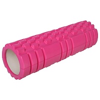 Ролик для йоги 45х15 см ЭВА розовый