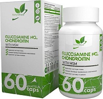 Natural Supp Glucosamine & Chondroitin & MSM 60 капс