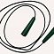 Скакалка резиновая с пластиковыми ручками 1,85 м в Хабаровске - «Спорт-М»