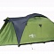Палатка Canadian Camper Explorer 3 AL green в Хабаровске - «Спорт-М»