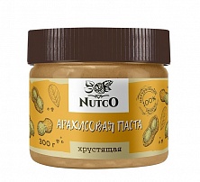 Паста арахисовая хрустящая NUTCO 300 гр
