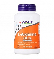 NOW L-Arginine 500 mg 100 капс