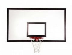 Щит баскетбольный ZSO игровой 1050х1800 мм, фанера на металлокаркасе 