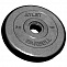 Диск обрезиненный - 20 кг, 50 мм, чёрный, Atlet в Хабаровске - «Спорт-М»