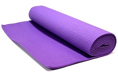 Коврик для йоги PVC фиолетовый 173x61x0,6 см