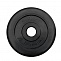 Диск обрезиненный 2,5 кг Антат, 26 мм, чёрный в Хабаровске - «Спорт-М»