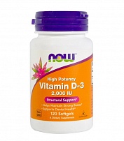 NOW Vitamin D3 2000 30 капс