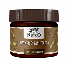 Паста арахисовая шоколадная NUTCO 300 гр