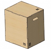 Универсальный PLYO BOX 3 в 1, фанера 50-60-70 см