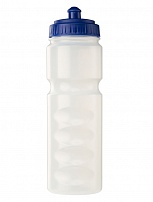 Бутылка для воды 750 мл. мягкий пластик, прозрачная